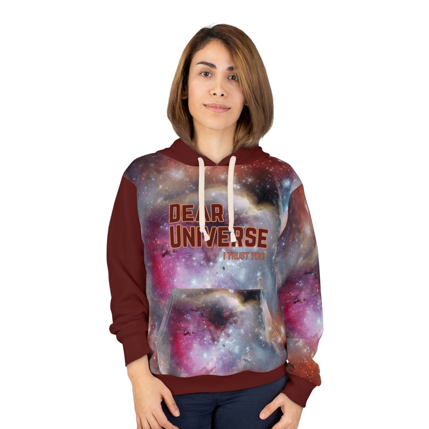 Cosmic Burgandy Unisex Hoodie